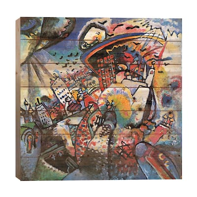 Moscow II Print On Wood by Wassily Kandinsky - Multi-Color