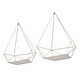 preview thumbnail 3 of 9, Kate and Laurel Prouve Metal Wall Shelves 2 pc set - 2 Piece Silver