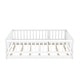 preview thumbnail 23 of 102, Montessori Floor Bed with Fence Guardrail and Removable Door Toddler Floor Wood Bed Frame for Kids Boys Girls Children's Room