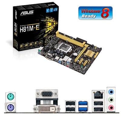 Shop Asus H81m E Haswell H81 Uatx Overstock 15053291