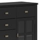 preview thumbnail 13 of 78, WYNDENHALL Stratford Solid Wood Transitional Sideboard Buffet - 54 inch Wide