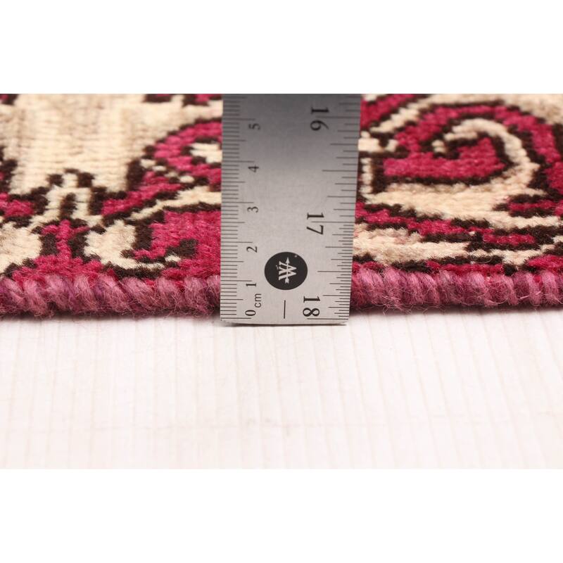 ECARPETGALLERY Hand-knotted Andelz Burgundy Wool Rug - 2'4 x 12'1