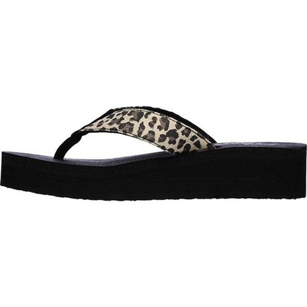 skechers cali vinyasa wedge flip flop