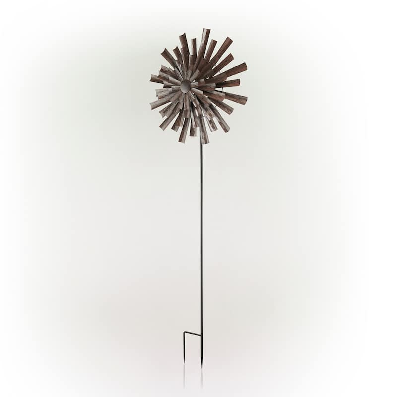 Alpine Corporation Outdoor Wind Spinner Stake Yard Decoration