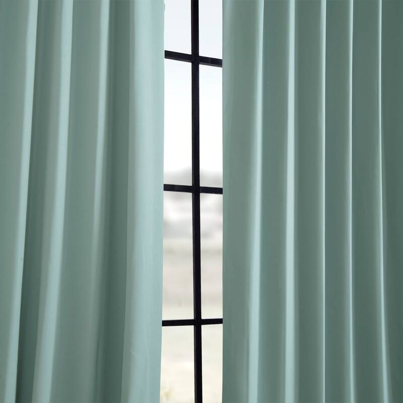 Exclusive Fabrics Room Darkening 108-inch Curtain Panel Pair