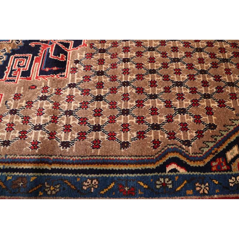 ECARPETGALLERY Hand-knotted Anatolian Vintage Light Brown Wool Rug - 4'8 x 8'5