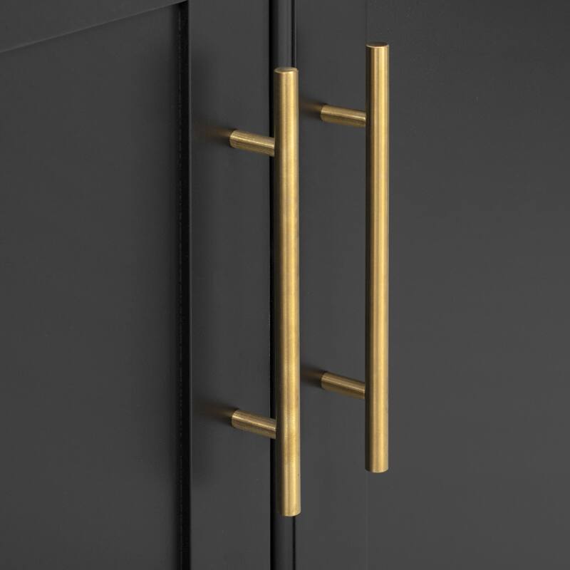 59.3" Rolling Kitchen Island with Storage 2 Pull Out Cabinet Organizers & Rubber Wood Drop Leaf,Trash Can Storage,Power Outlet