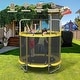 preview thumbnail 38 of 39, Kids Trampoline, Adjustable Toddler Trampoline with Safety Enclosure