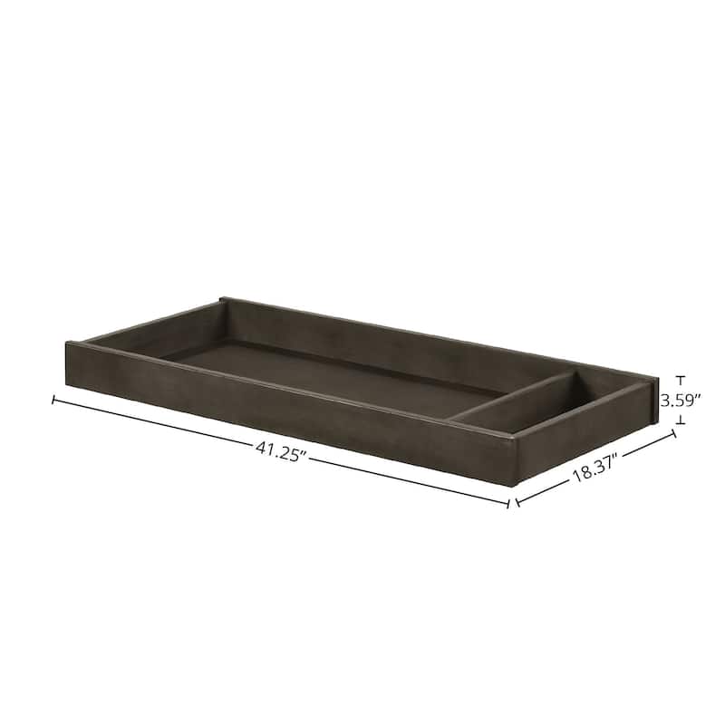 San Mateo Nursery 41" Wide Changer Topper, Gray