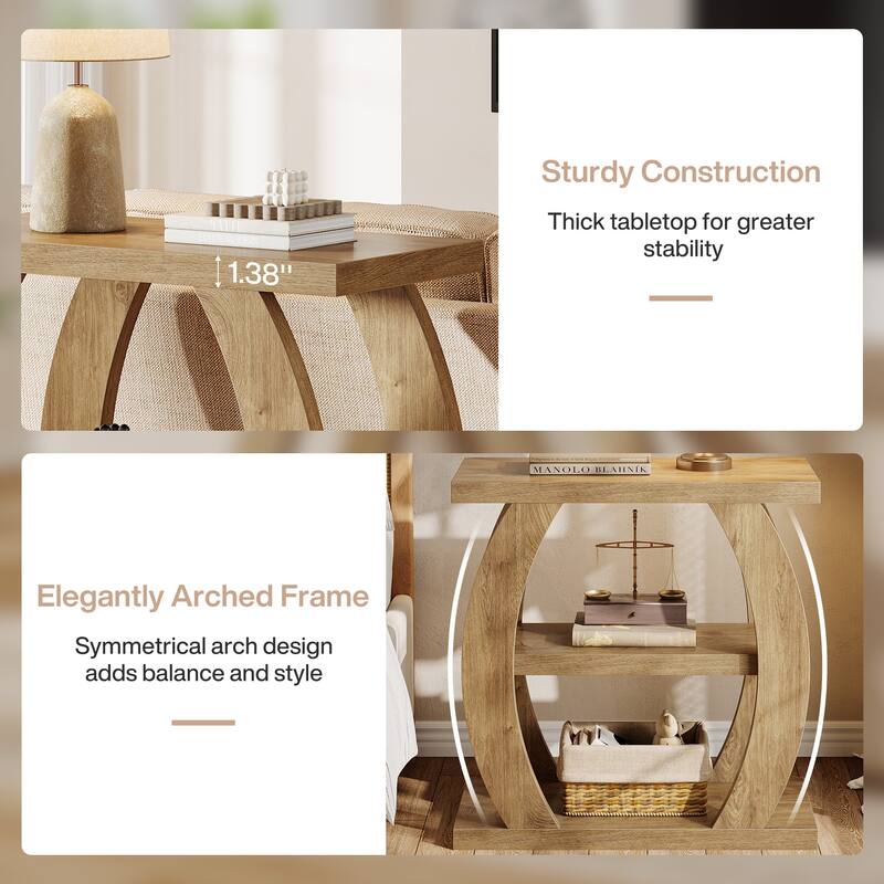 3 Tier Side End Table for Living Room / Bedroom