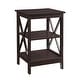 preview thumbnail 10 of 67, Convenience Concepts Oxford End Table with Shelves
