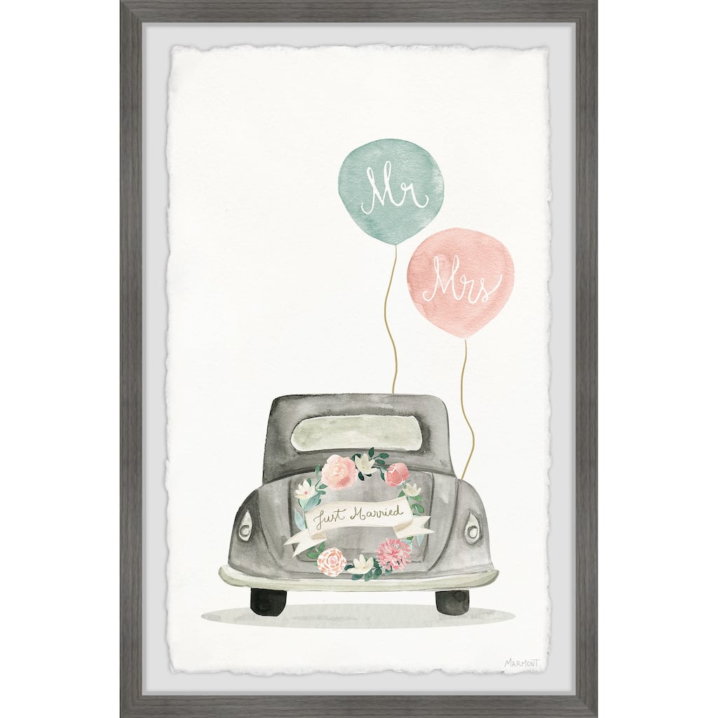 'Happily Married' Framed Painting Print