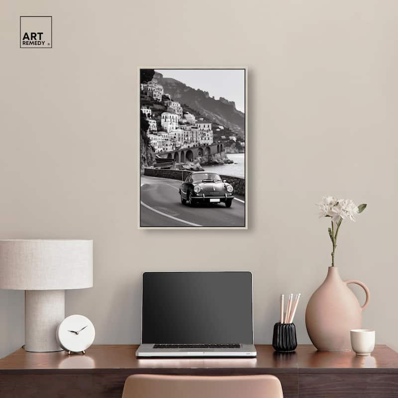 Drive through the Town Canvas by Art Remedy