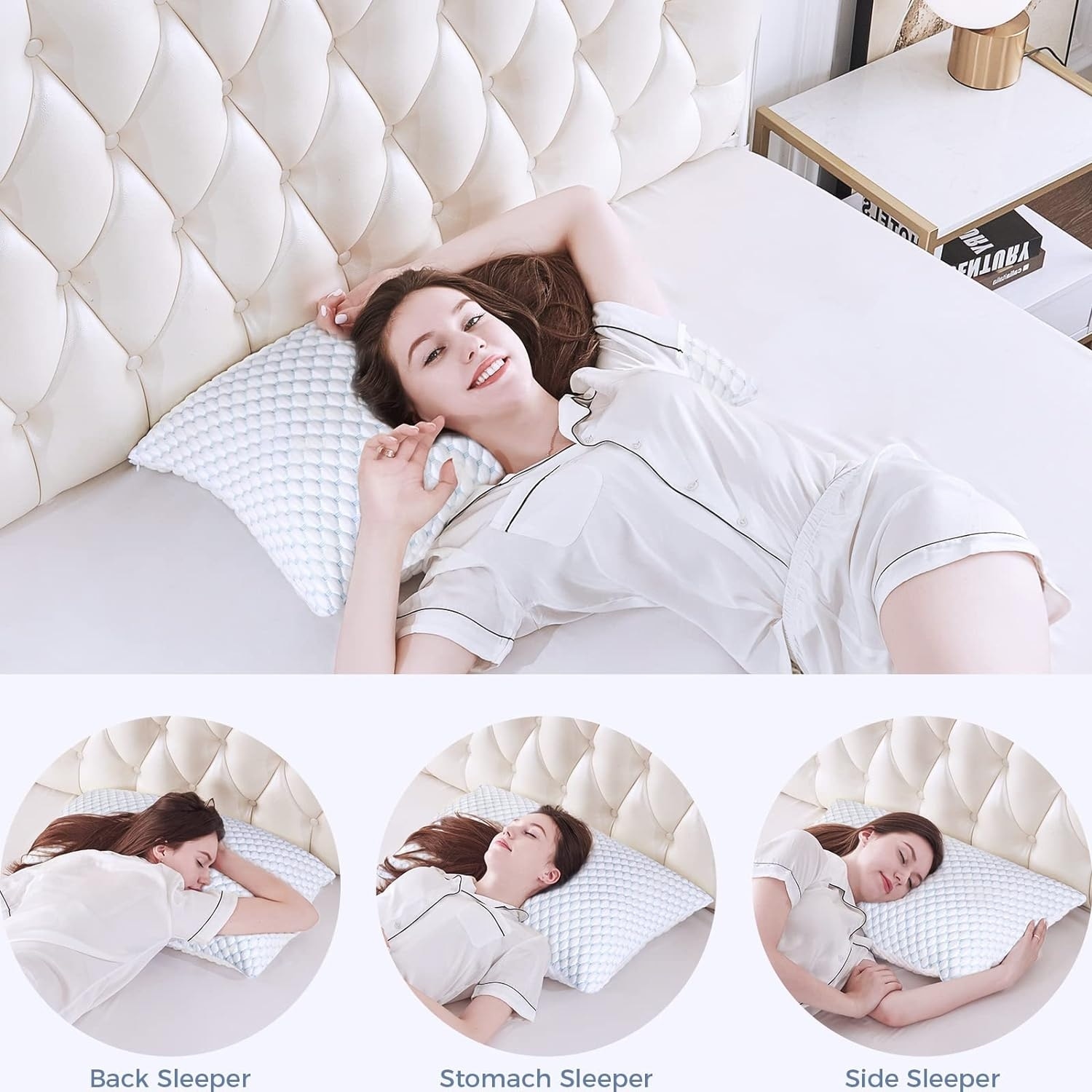 Standard size outlet memory foam pillow