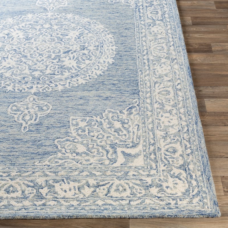 Mandira Handmade Medallion Wool Area Rug