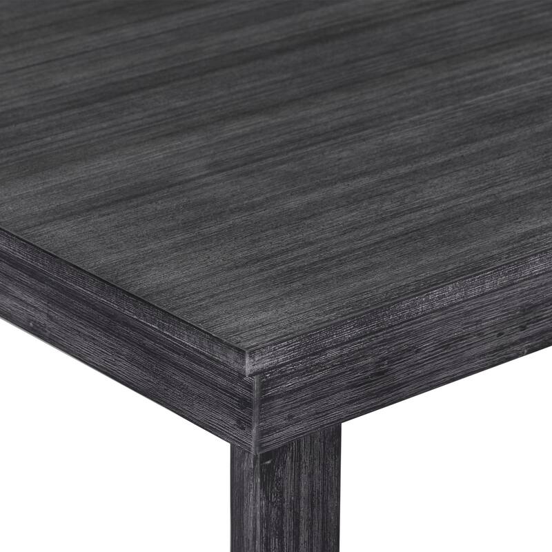 Farmhouse Counter Height 5-Piece Dining Table Set with 1 Rectangular Dining Table and 4 Dining Chairs for Small Places