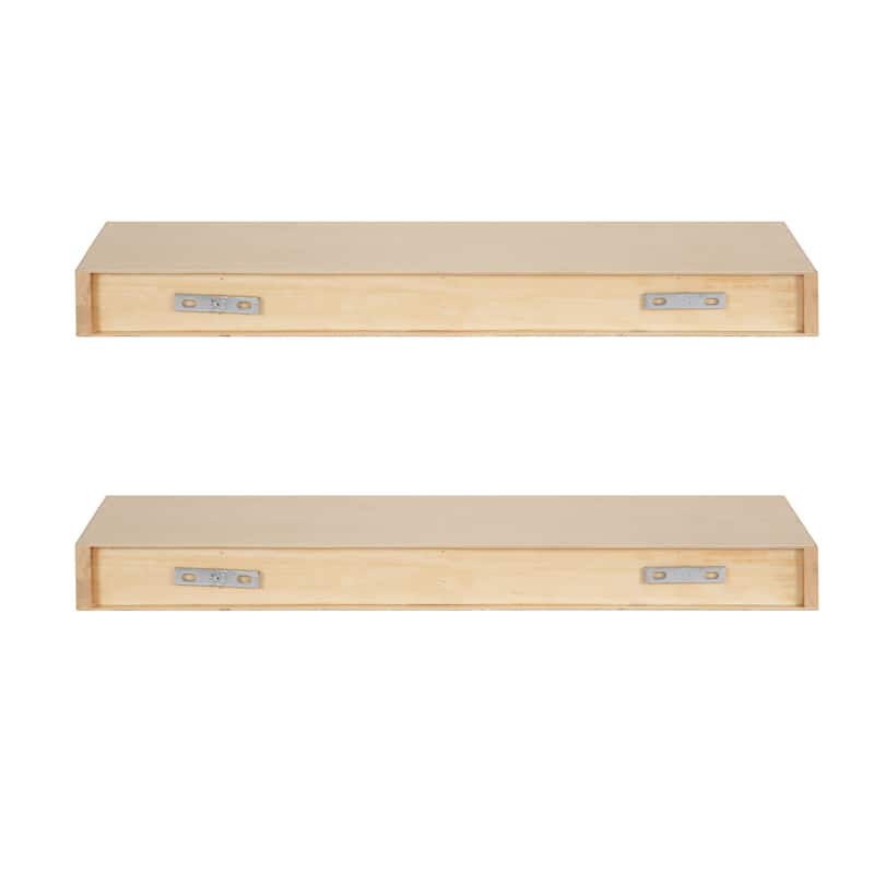 Kate and Laurel Havlock Wood Shelf Set