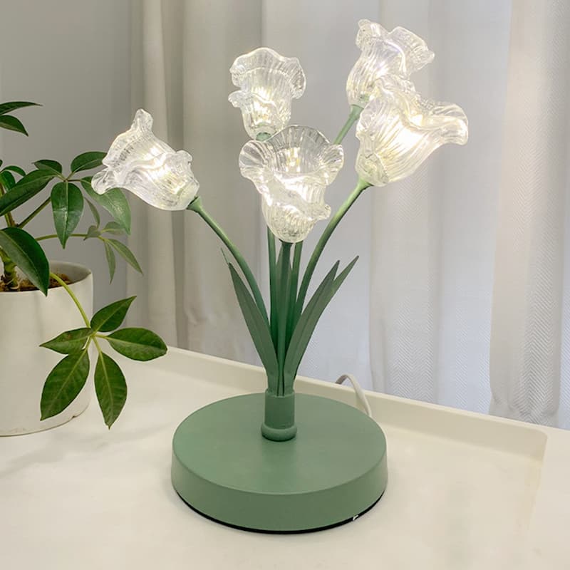 Bell Orchid Flower Table Lamp