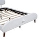 preview thumbnail 15 of 13, Full Size Upholstered Platform Bed with Sheep-Shaped Headboard For Kids