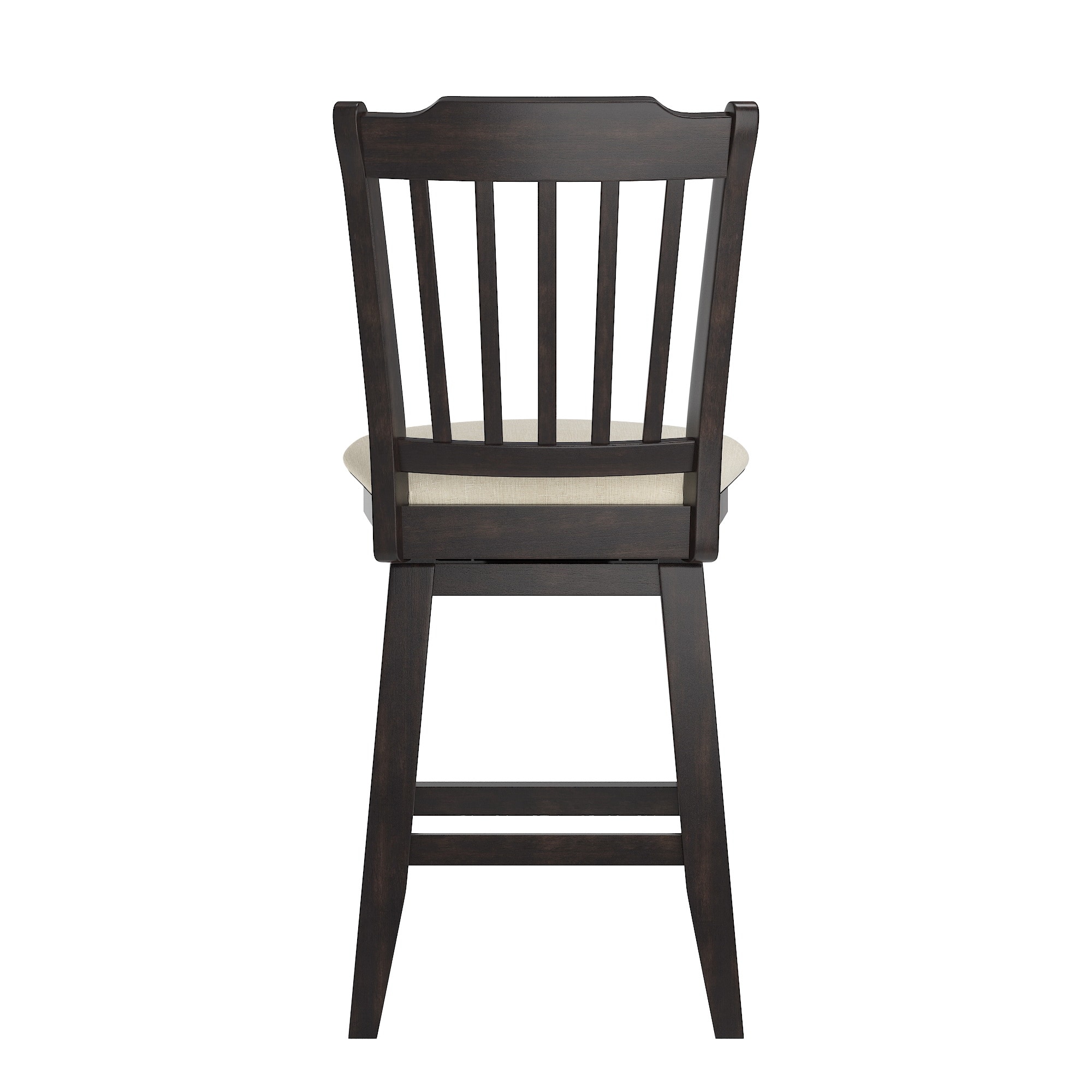Eleanor Slat Back Wood Swivel Stool by iNSPIRE Q Classic On Sale