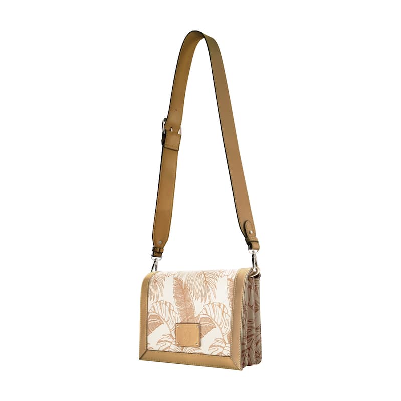 Tommy Bahama Graphic Leaf Print City Handbag