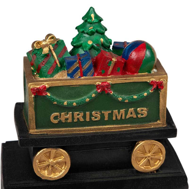 Set of 4 Merry Christmas Train Stocking Holders 5"