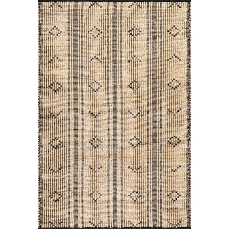 Nuloom Aubriella Striped Jute Area Rug