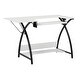 preview thumbnail 9 of 13, Sew Ready Comet Plus Black Metal Frame MDF Top Craft,Sewing, Office Table