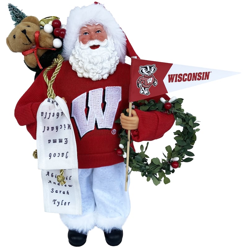 12 Inch University of Wisconsin Proud Santa