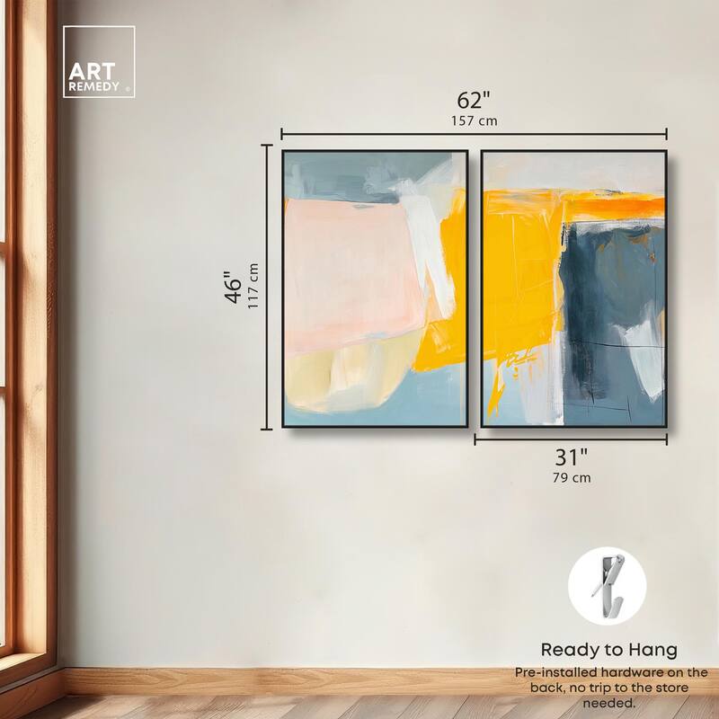 Skyward Radiance II Canvas Set of 2 by Art Remedy