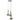 Harp & Finial Channing Pendant - Triple Brass Finish on Metal with Mercury Glass Globes