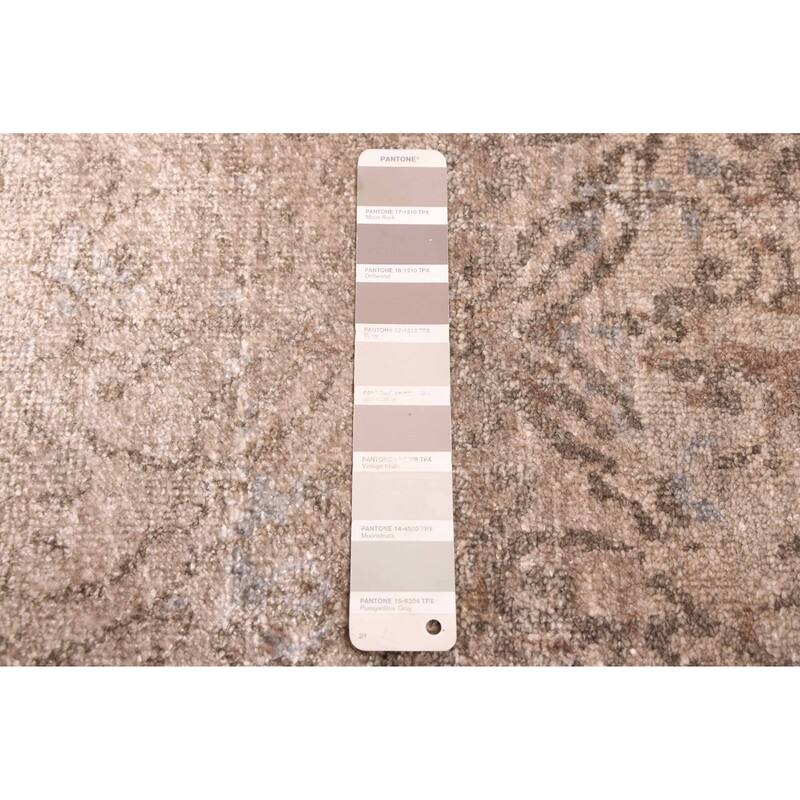ECARPETGALLERY Hand-knotted Legacy Taupe Silk Rug - 5'3 x 7'7