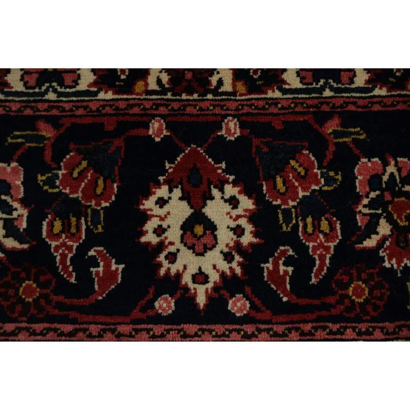 Hand Knotted Oriental 100% Wool Carpet Traditional Floral Red Bakhtiari Area Rug - 12' 9'' X 9' 10''