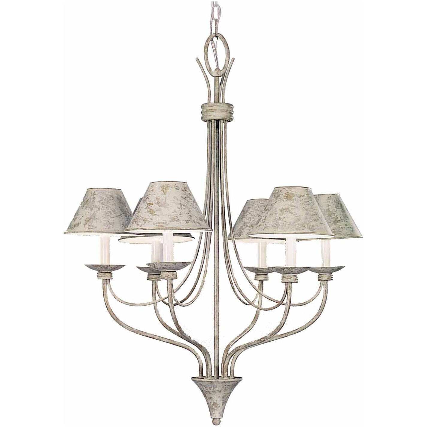 Volume Lighting V7826  Cirebon 6 Light 26" Wide Chandelier - Chandeliers For Bedrooms by Overstock.com