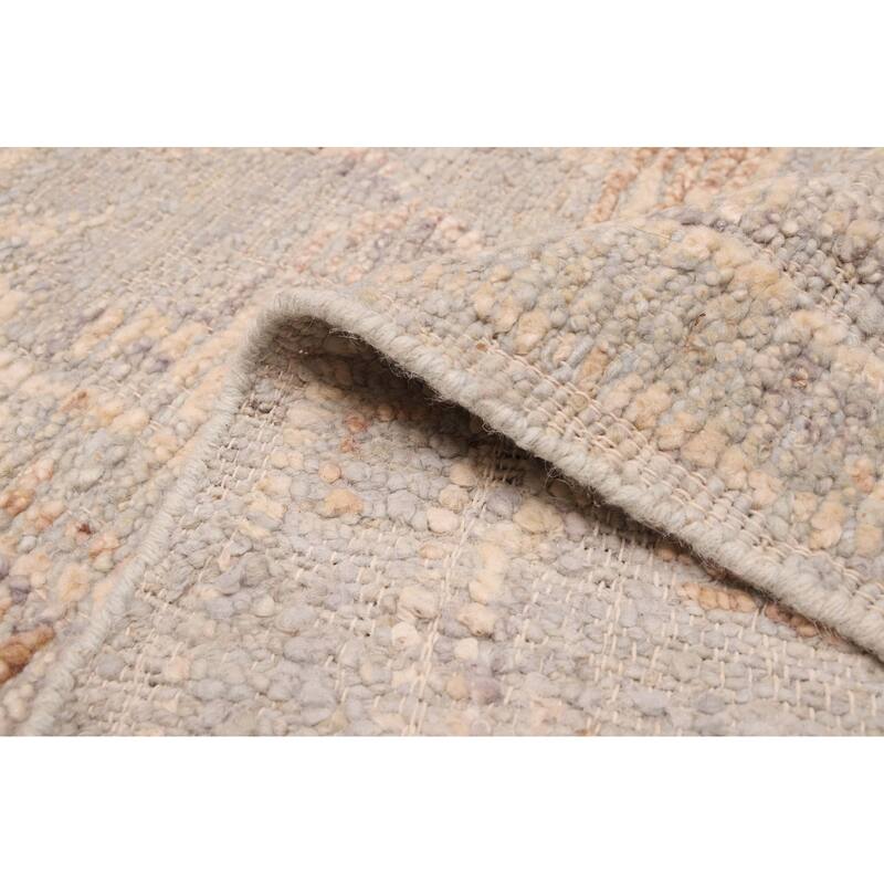 ECARPETGALLERY Hand-knotted Looma Light Denim Blue Wool Rug - 8'3 x 9'10