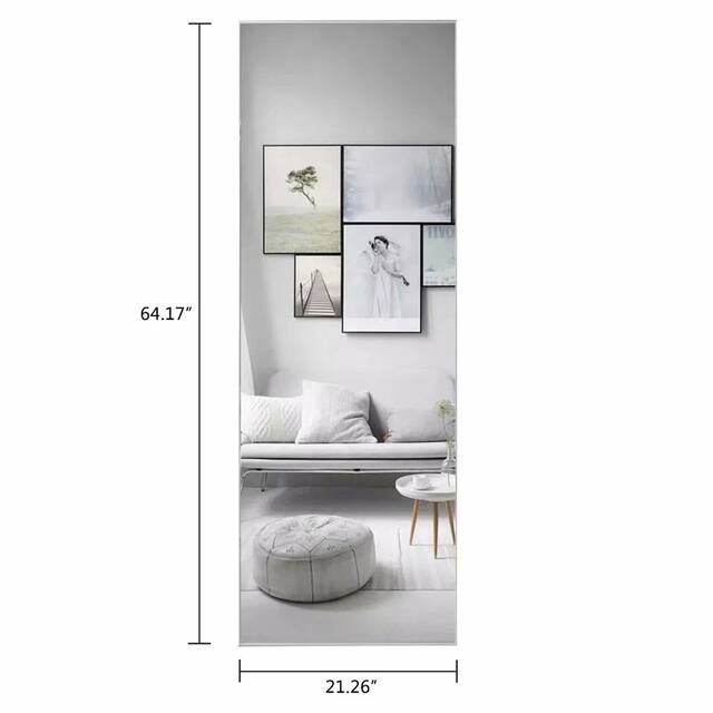 Carson Carrington Paaskynen Aluminum Alloy Full Length Floor Mirror