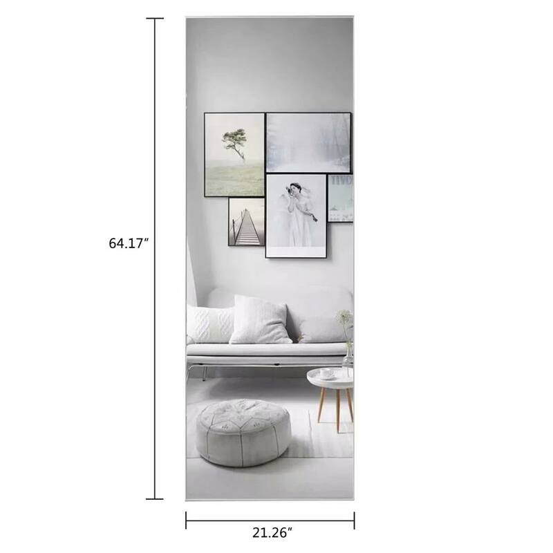 Aluminum Alloy Full Length Floor Mirror