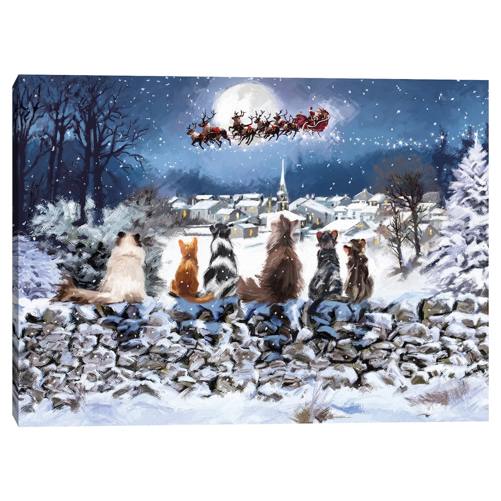 Christmas Cats by The Macneil Studio Canvas Art Print