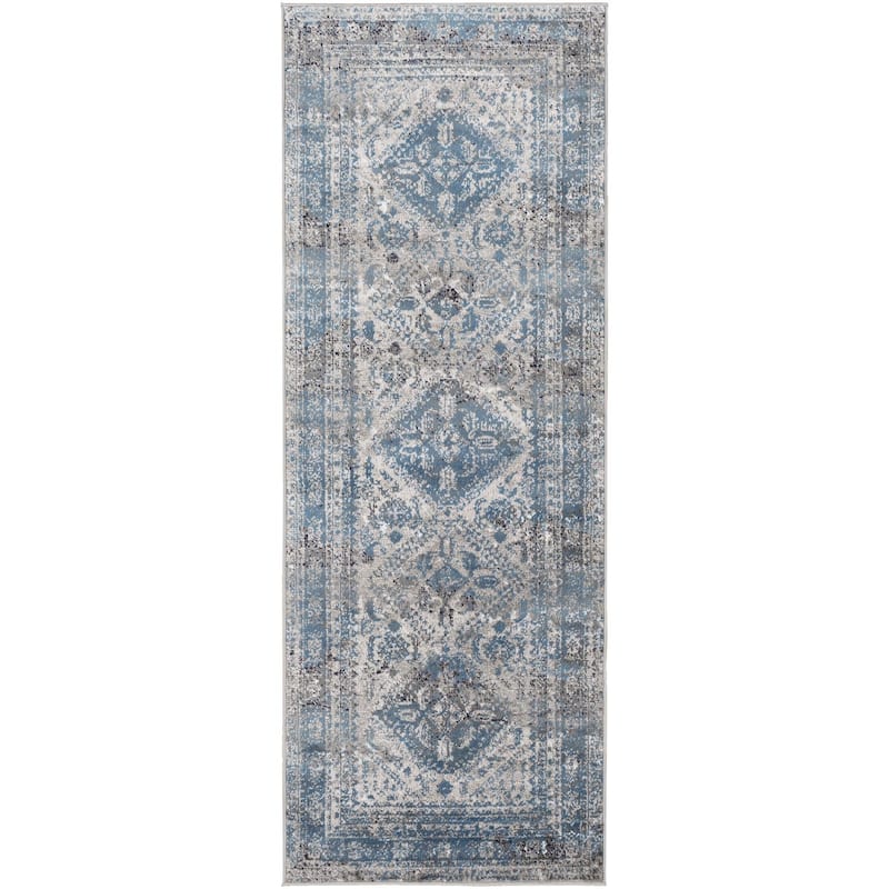Livabliss Monte Carlo Updated Traditional Medallion Area Rug
