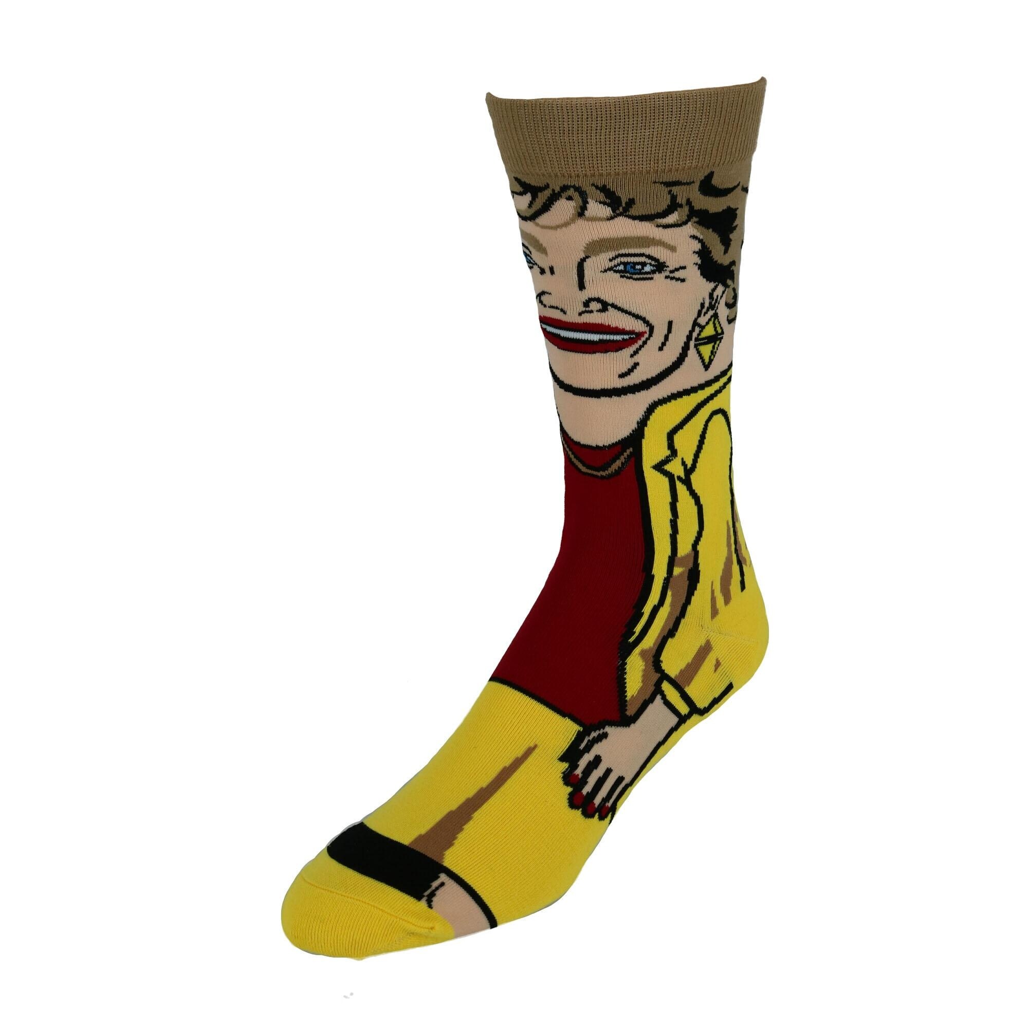 Shop Bioworld Men S Golden Girls 360 Crew Socks Overstock 30078084