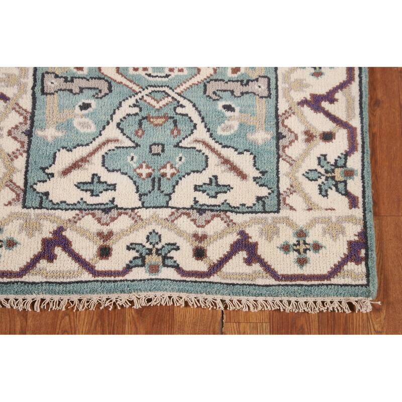 Oushak Oriental Runner Rug Handmade Hallway Wool Carpet - 2'8"x 9'6"