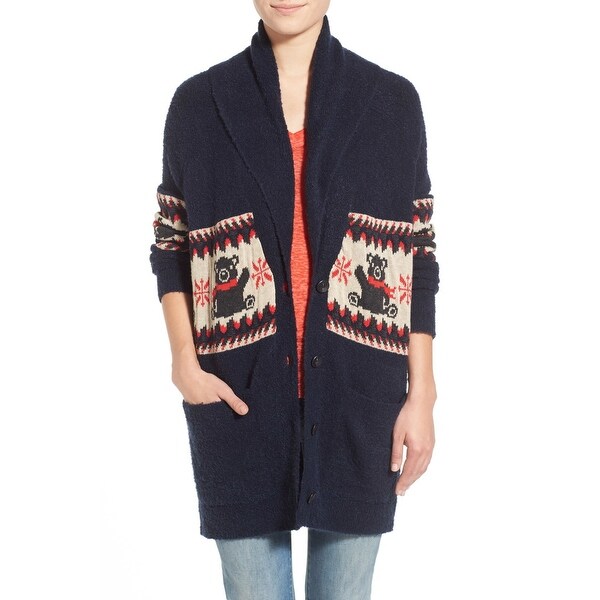 teddy bear cardigan sweater