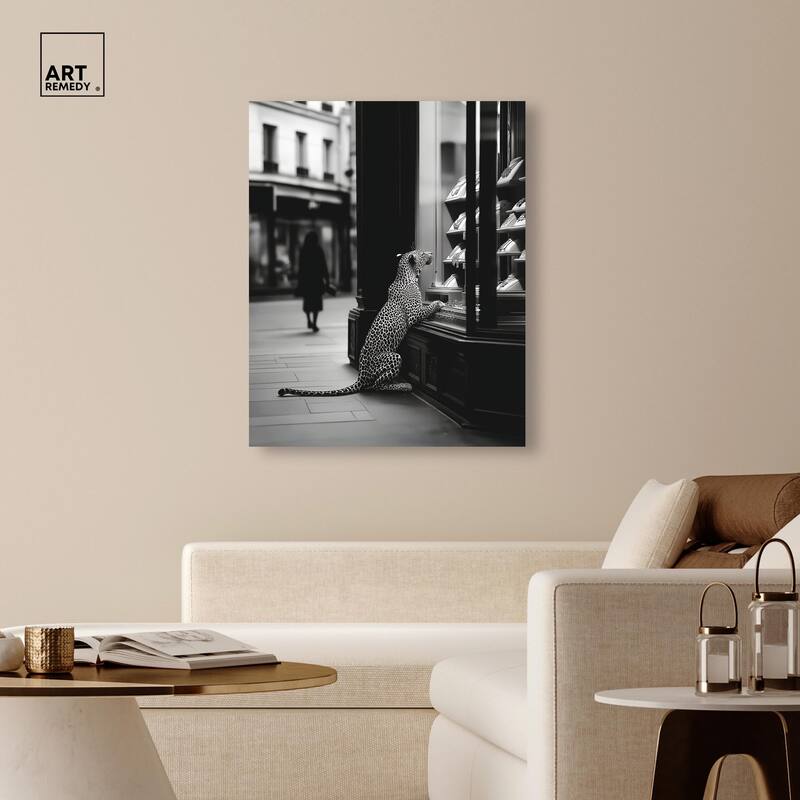 Jewels and Jaws Canvas by Art Remedy, Gallery Wrapped