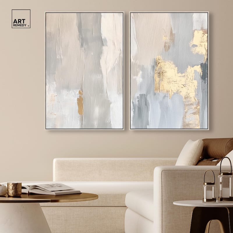 Gilded Driftwood I Canvas Set of 2 by Art Remedy