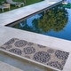 preview thumbnail 101 of 114, Gertmenian Solterra Bohemian Moroccan Global Weather Resistant Polypropylene Flatweave Indoor/ Outdoor Area Rug Collection 2'2"x6' - Sovana Grain