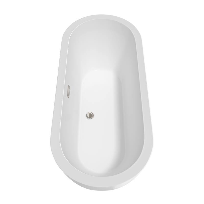Wyndham Collection Soho 72-inch Freestanding Bathtub with Faucet