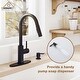 preview thumbnail 16 of 46, Nano Brushed Stainless Steel Undermount Workstation Kitchen Sink with Touchless Pull-Down Kitchen Faucet and Accessories