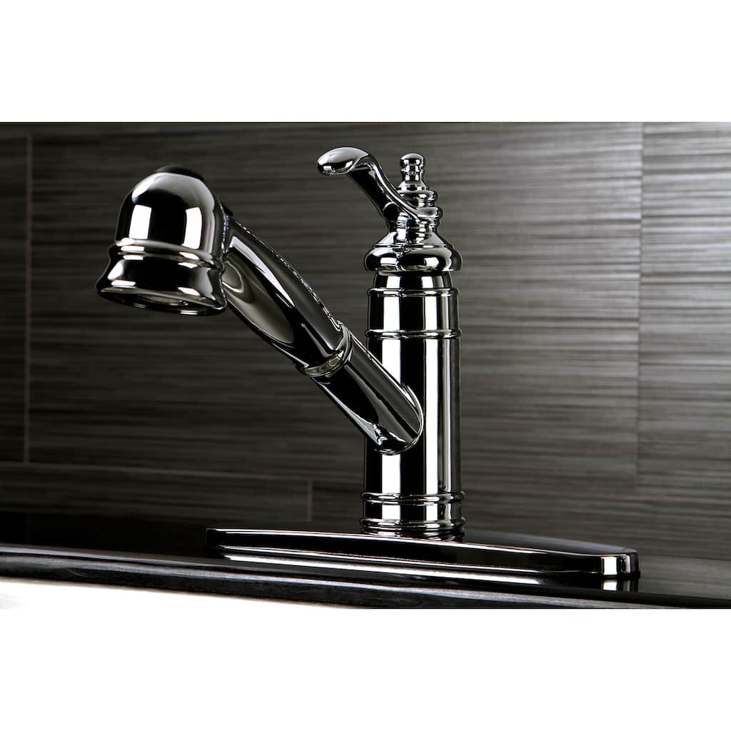 Kingston Brass Templeton 1-Handle Pull-Out Kitchen Faucet