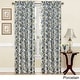 preview thumbnail 2 of 5, Traditions by Waverly Navarra Floral Curtain Panel - 52x84 Porcelain