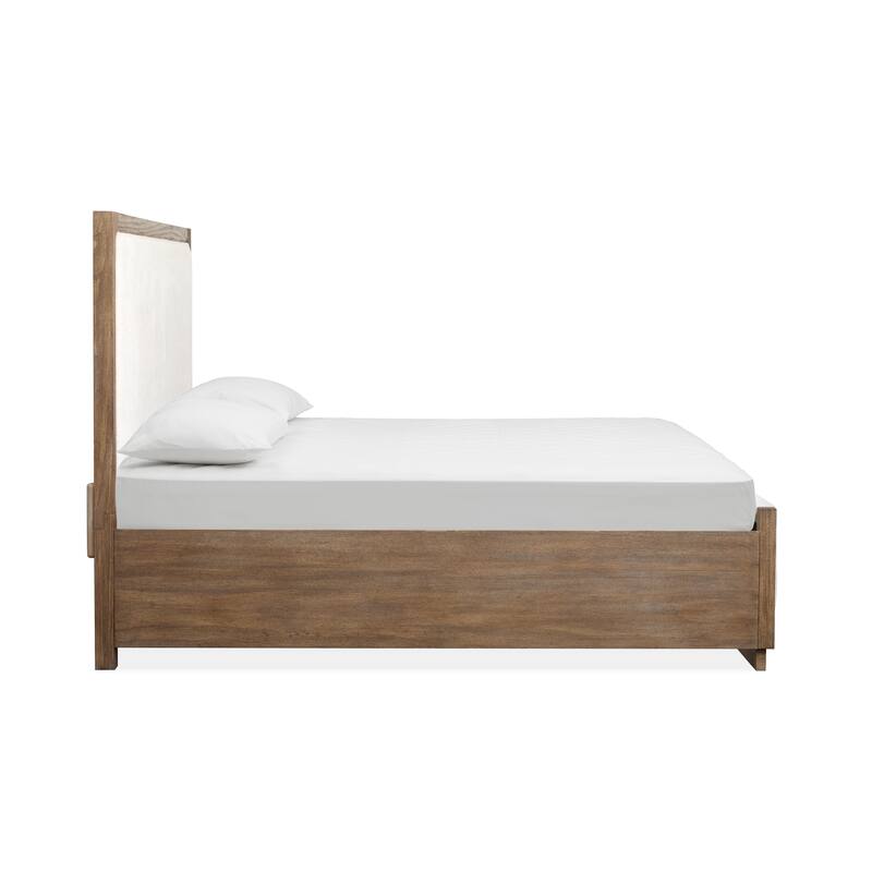 Magnussen Home Westbourne Dark Umber Upholstered Panel Bed